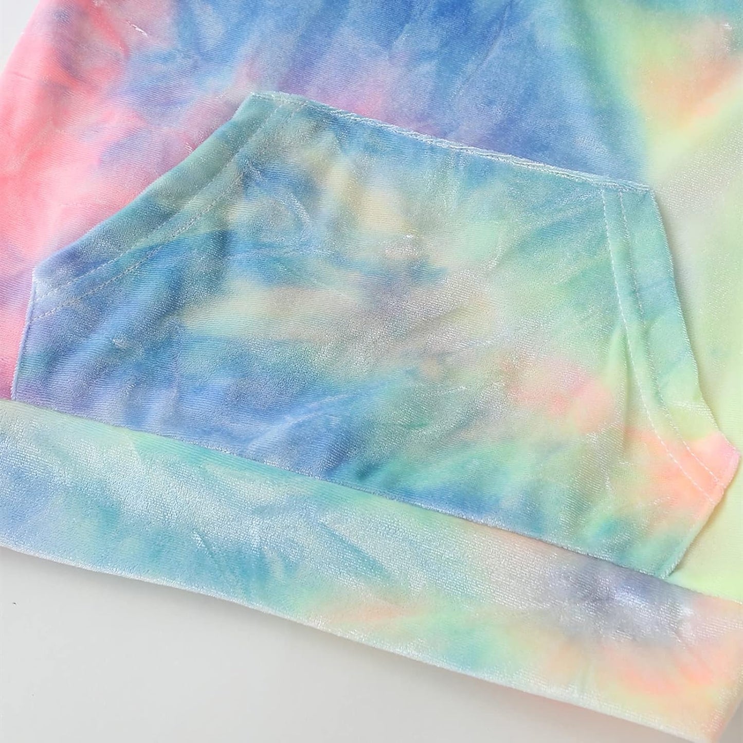 Toddler Baby Girl Long Sleeve Tie Dye Hoodie with Pants Outfit Set Fall Tracksuit Pullover Clothes Set Sweatsuits Jogging Jogger Suits