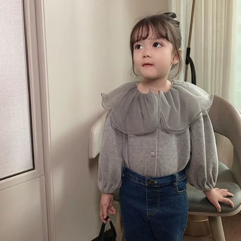 Spring Autumn Baby Toddler Clothes Girls Sweaters Cardigan Jackets Long Sleeve Girls Coat Kids Lace Jacket Children Outerwear