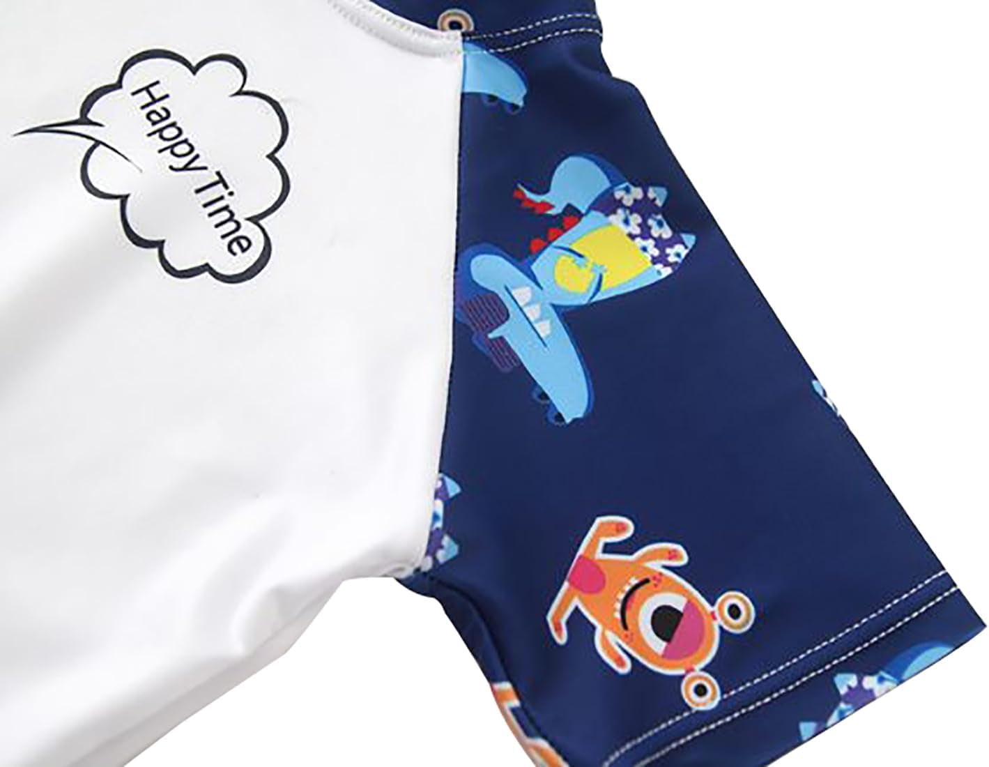 Baby Toddler Boys 3 Pieces Swimsuit Set Boys Swimwear Dinosaur Bathing Suit Rash Guards UPF 50+