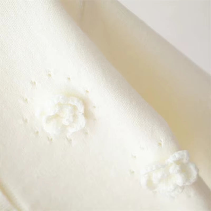 Spring Autumn Winter Baby Toddler Clothes Girls Sweaters Kids Knitted Cardigan Flower Sweater Jacket Coat Children Outerwear